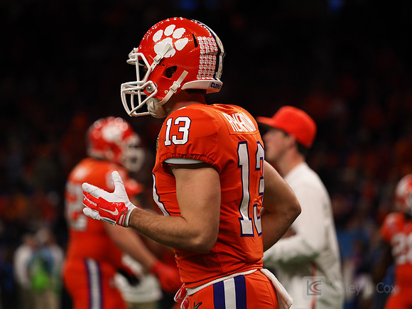 Clemson Tigers wide receiver Hunter Renfrow (13)