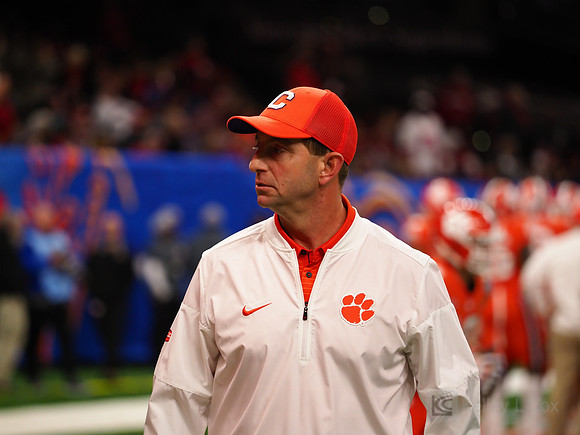 Clemson Tigers head coach Dabo Sweeney