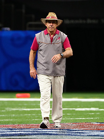 Alabama Crimson Tide head coach Nick Saban