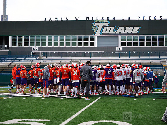 Allstate Sugar Bowl: Clemson Tigers Practice