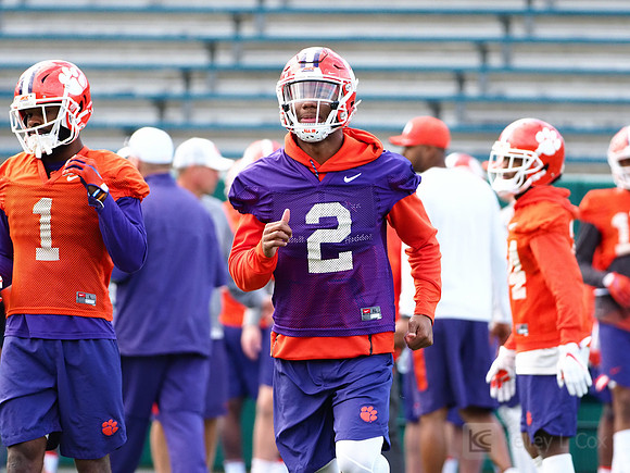 Clemson Tigers quarterback Kelly Bryant (2)