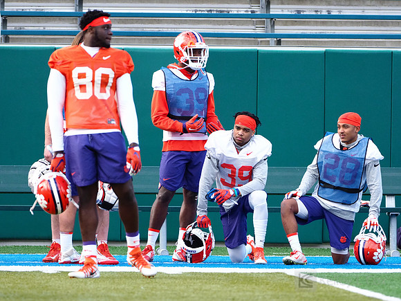 Allstate Sugar Bowl: Clemson Tigers Practice