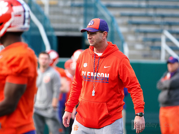 Clemson Tigers head coach Dabo Sweeney