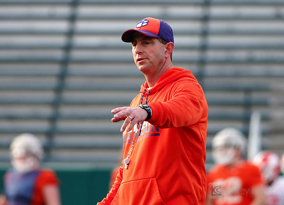 Clemson Tigers head coach Dabo Sweeney