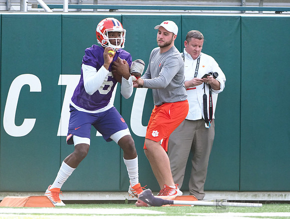 Clemson Tigers quarterback Zerrick Cooper (6)