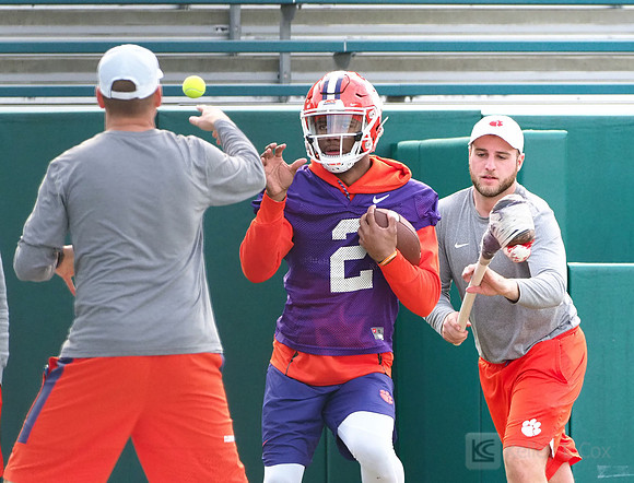 Clemson Tigers quarterback Kelly Bryant (2)