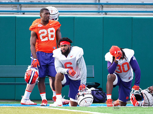 Allstate Sugar Bowl: Clemson Tigers Practice