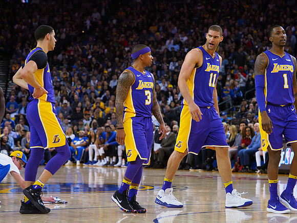 NBA: Los Angeles Lakers at Golden State Warriors