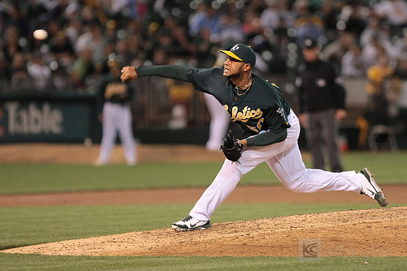 MLB: Cleveland Indians at Oakland Athletics