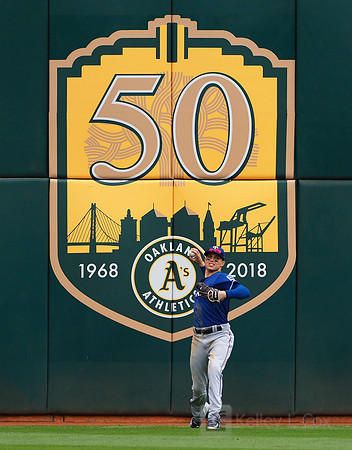 MLB: Texas Rangers at Oakland Athletics