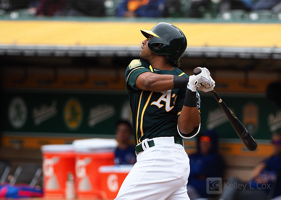 MLB: Texas Rangers at Oakland Athletics