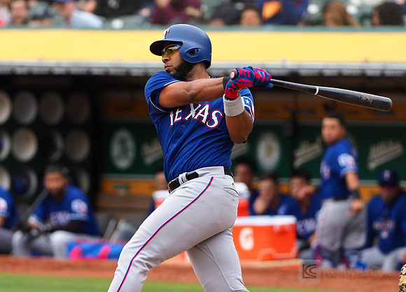 MLB: Texas Rangers at Oakland Athletics