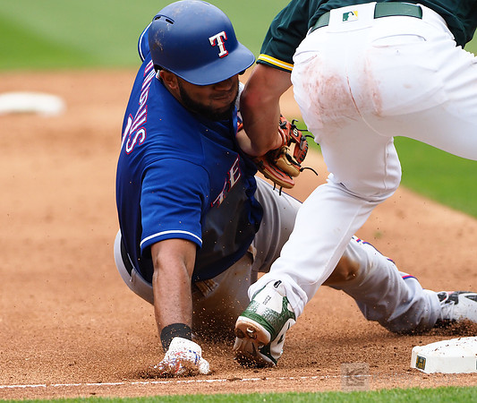 MLB: Texas Rangers at Oakland Athletics