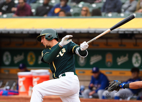 MLB: Texas Rangers at Oakland Athletics
