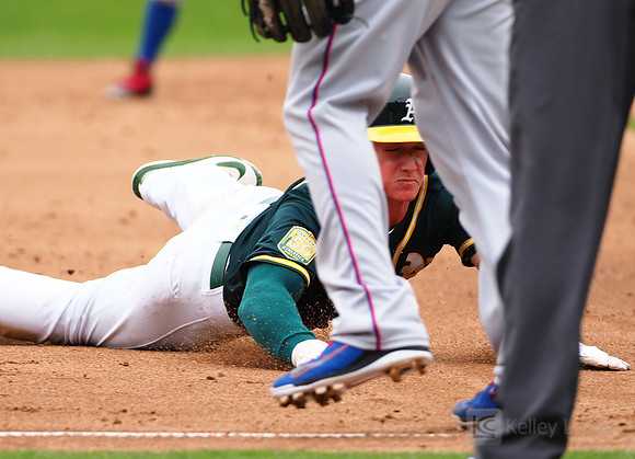 MLB: Texas Rangers at Oakland Athletics