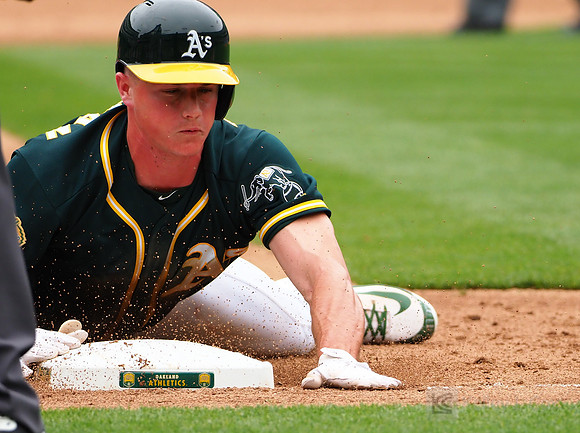 MLB: Texas Rangers at Oakland Athletics
