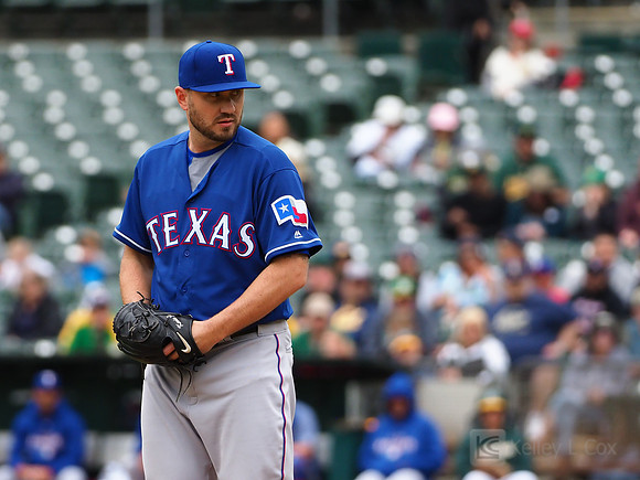 MLB: Texas Rangers at Oakland Athletics