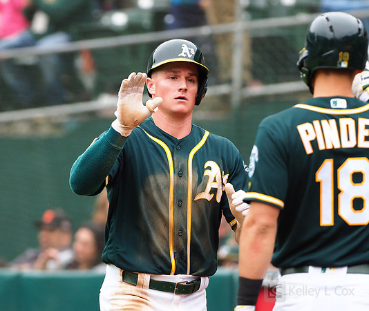 MLB: Texas Rangers at Oakland Athletics