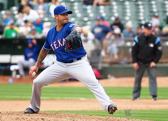 MLB: Texas Rangers at Oakland Athletics