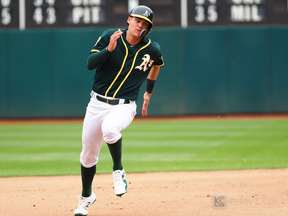 MLB: Texas Rangers at Oakland Athletics