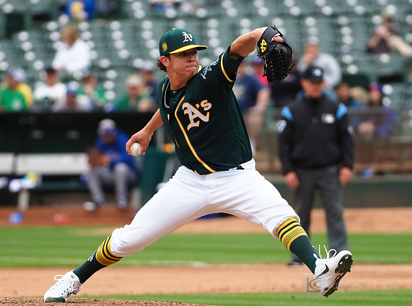 MLB: Texas Rangers at Oakland Athletics