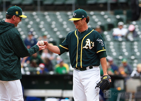 MLB: Texas Rangers at Oakland Athletics