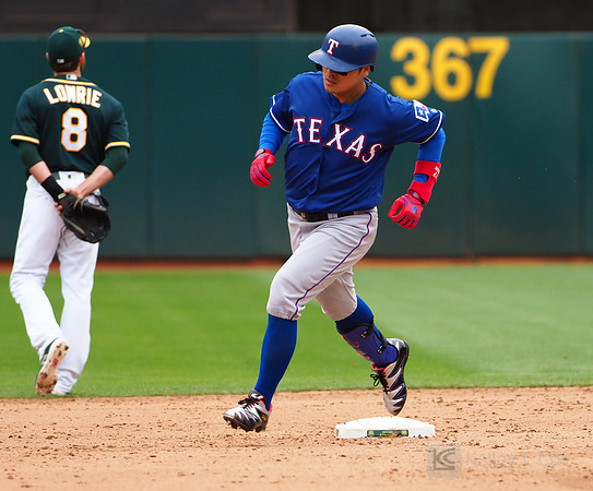 MLB: Texas Rangers at Oakland Athletics