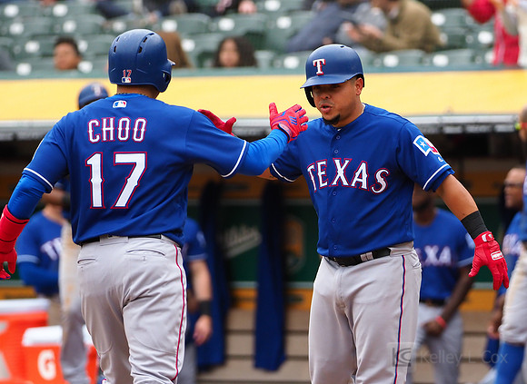 MLB: Texas Rangers at Oakland Athletics