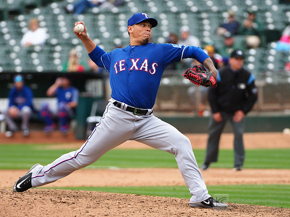MLB: Texas Rangers at Oakland Athletics