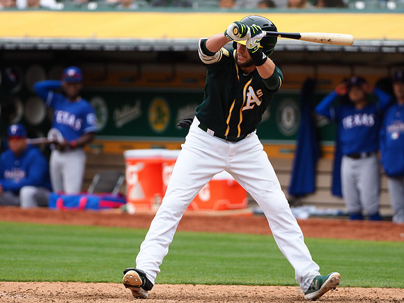 MLB: Texas Rangers at Oakland Athletics