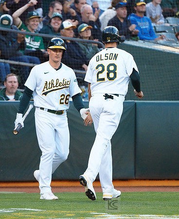 MLB: Cleveland Indians at Oakland Athletics