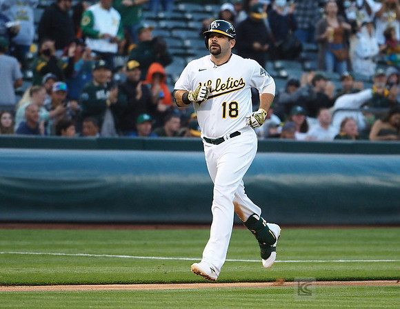 MLB: Cleveland Indians at Oakland Athletics