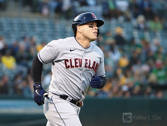 MLB: Cleveland Indians at Oakland Athletics