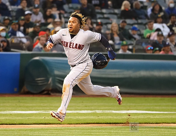 MLB: Cleveland Indians at Oakland Athletics