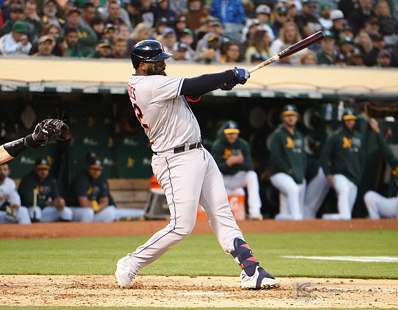 MLB: Cleveland Indians at Oakland Athletics