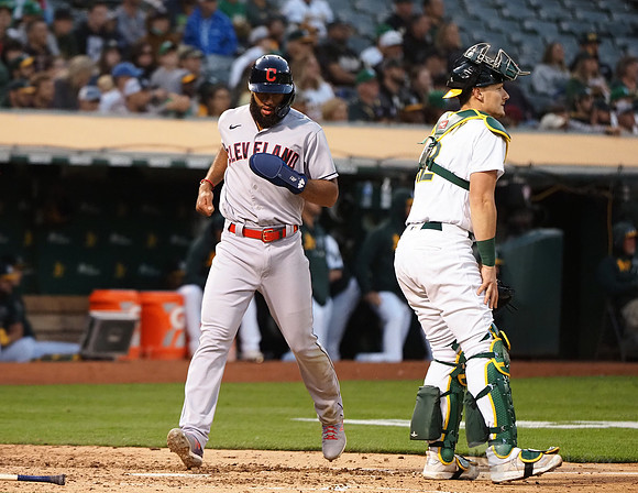 MLB: Cleveland Indians at Oakland Athletics