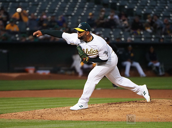 MLB: Cleveland Indians at Oakland Athletics