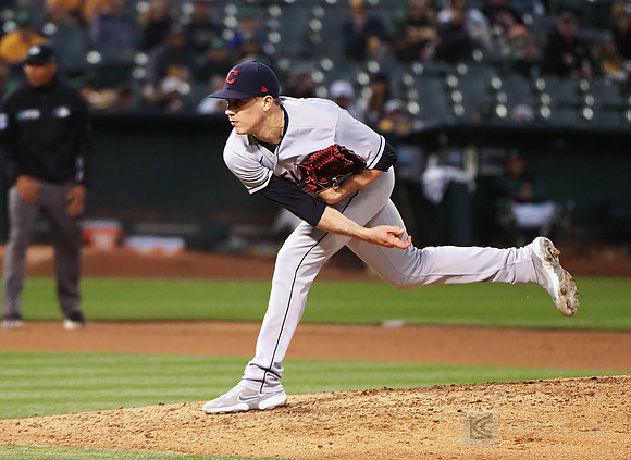 MLB: Cleveland Indians at Oakland Athletics