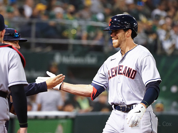 MLB: Cleveland Indians at Oakland Athletics