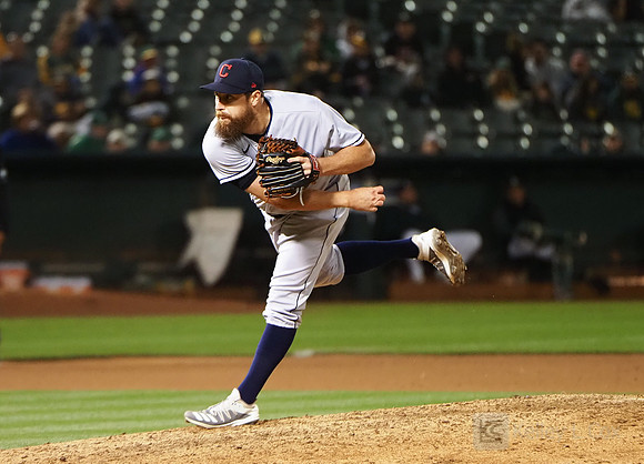MLB: Cleveland Indians at Oakland Athletics