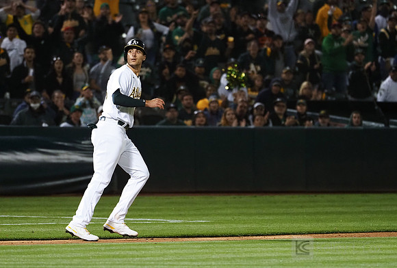 MLB: Cleveland Indians at Oakland Athletics