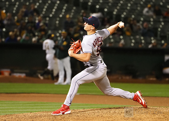MLB: Cleveland Indians at Oakland Athletics