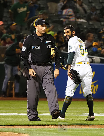 MLB: Cleveland Indians at Oakland Athletics