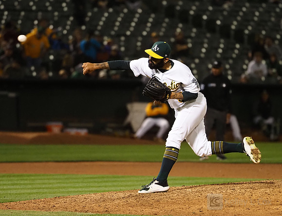 MLB: Cleveland Indians at Oakland Athletics