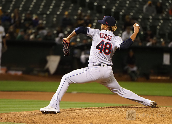 MLB: Cleveland Indians at Oakland Athletics