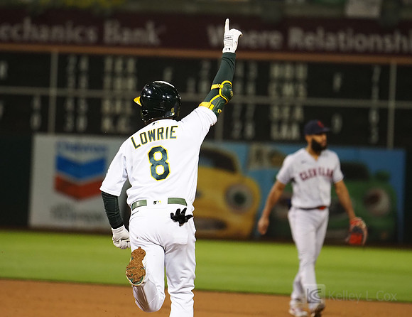 MLB: Cleveland Indians at Oakland Athletics