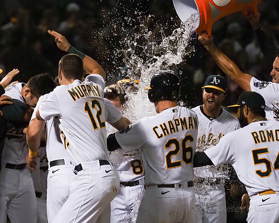 MLB: Cleveland Indians at Oakland Athletics