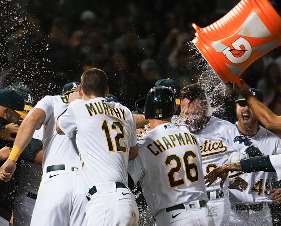 MLB: Cleveland Indians at Oakland Athletics
