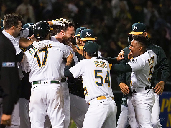 MLB: Cleveland Indians at Oakland Athletics
