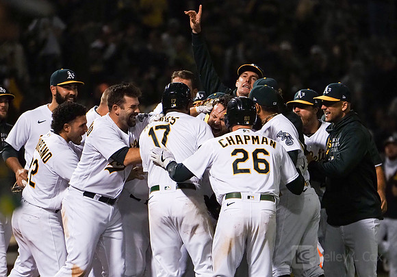 MLB: Cleveland Indians at Oakland Athletics